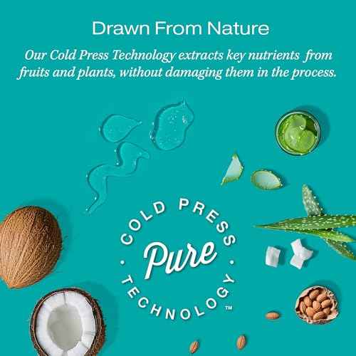 Raw Sugar Moisture Smoothie Shampoo and Conditioner with Coconut Oil, Agave, & Sweet Almond Milk, Hydrates & Nourishes Dry Hair, Formulated without Sulfates + Parabens