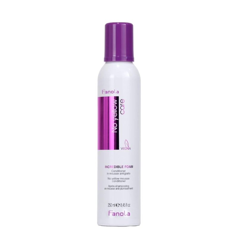 Fanola Yellow Care Hair Conditioner - Hydrating Argan & Linseed Oil Formula for Dry, Damaged Hair | 2 ct