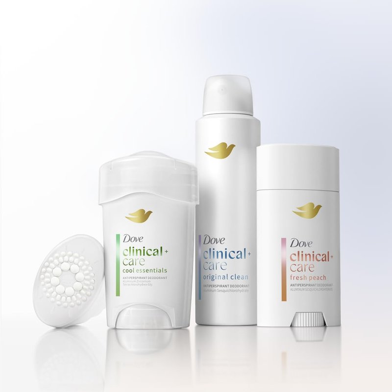 Dove Clinical Care Antiperspirant Deodorant Spray - Hypoallergenic for Sensitive Skin, 3.8 oz