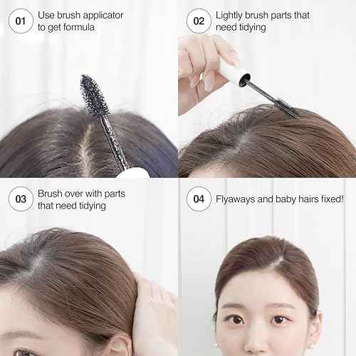 Janmuri Cara 8ml ? Baby Hair & Flyaway Hair Fixing Mascara ? Built-In Applicator ? Lightweight, Non-Sticky Essence with Coconut Oil & Royal Jelly