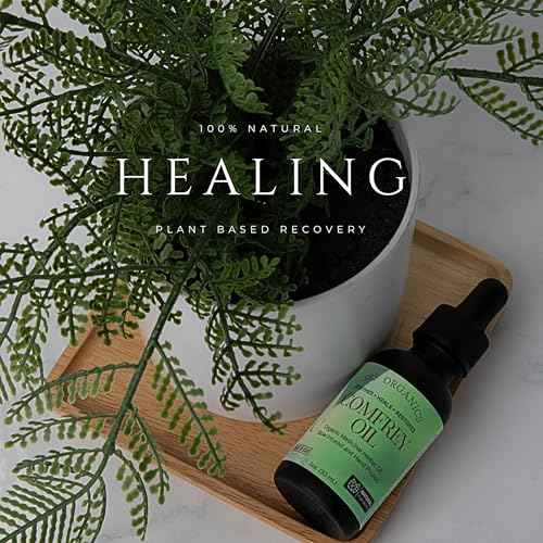 SSF Organics- Healing Comfrey Oil Concentrate. Natural Therapy for Joints, Muscle and Skin. | Medicinal Plant Based Relief and Recovery | (1 oz., Comfrey)