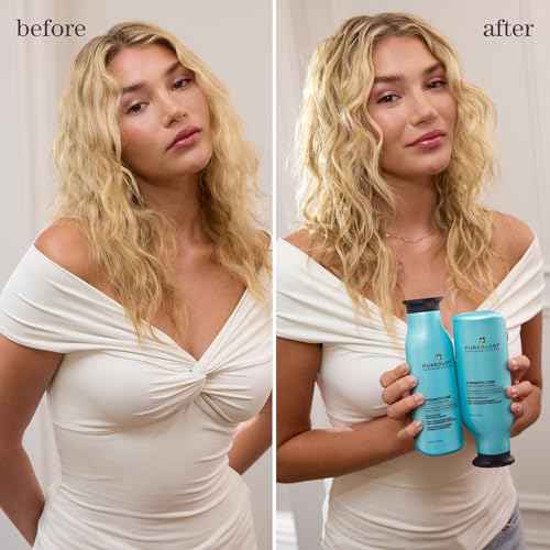 Pureology Strength Cure Conditioner - For Damaged or Color-Treated Hair, Reduces Breakage, Strengthens & Softens, With Sulfate-Free Formula, Vegan