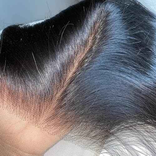 Grand Nature Frontal HD Lace Closure Only, 13x6 Frontal HD Lace, 5x5 HD Lace Closure Body Wave, Straight 4x4 Closure, 13x4 Lace Frontal HD Lace (Straight, 16"-13x6 Frontal)