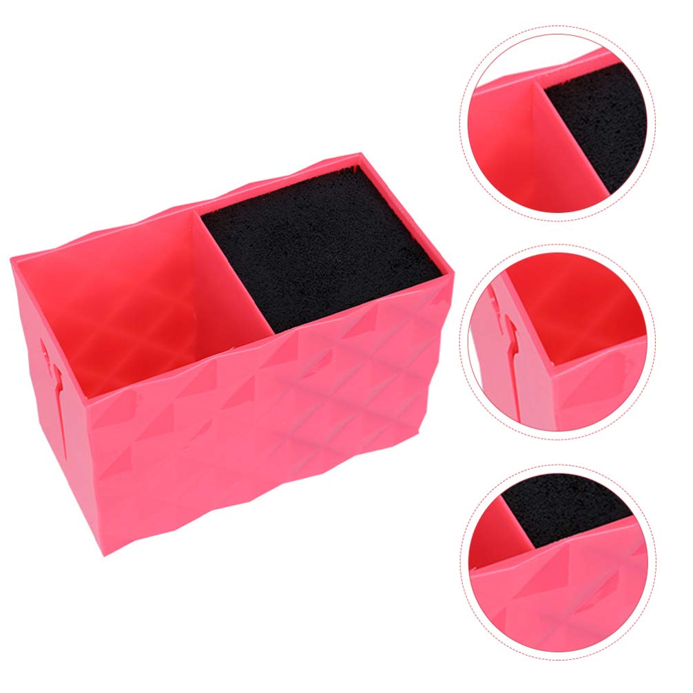 Uonlytech Hairdressing Scissor Holder Storage Box 6.14X3.14X4.33In Barber Haircut Tool Organizer for Salon and Home Use