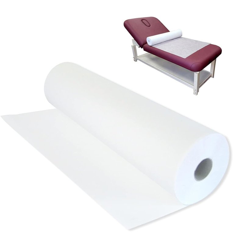 Disposable Non-Woven Bed Sheets - Waterproof Spa & Massage Table Covers | 31" x 70", 50 Pcs Roll