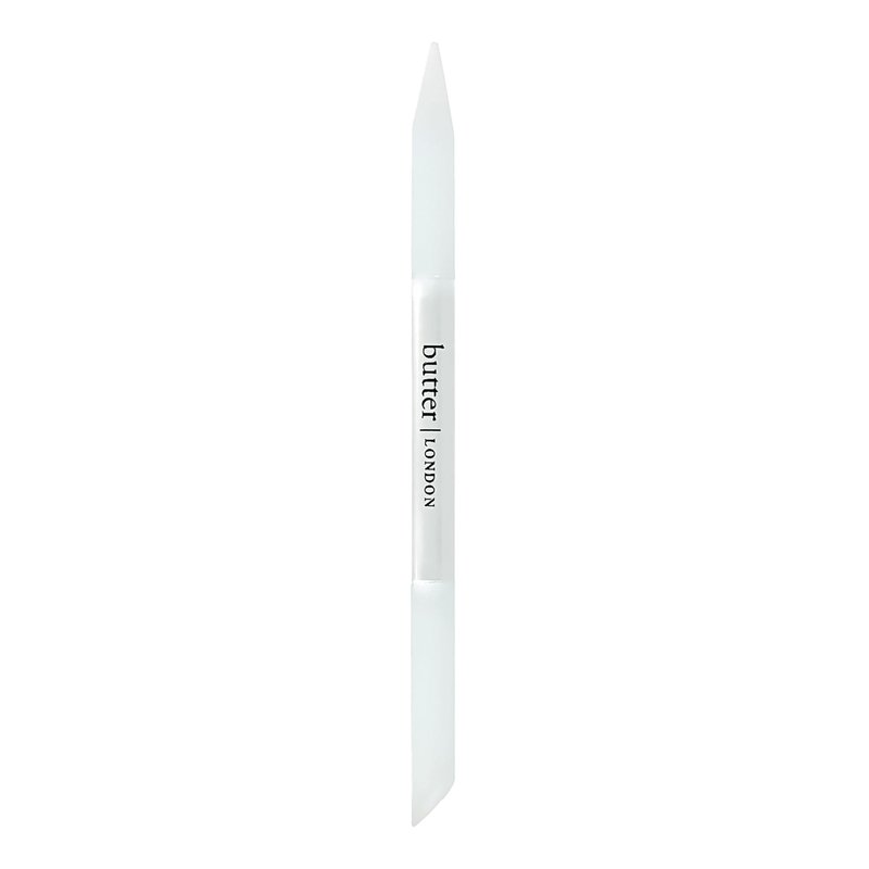 butter London Glass Cuticle Pusher, Signature Glass Collection - Professional Cuticle Pushers & Scraper for Natural Nails - Salon Quality Manicure Pedicure Tool & Products for Fingernails & Toenails