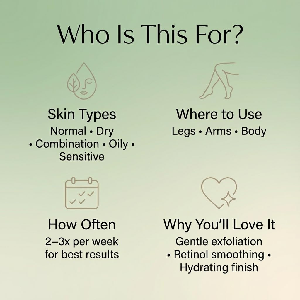My Beauty Spot Scented Body Scrub for Women - Matcha Scented Body Scrub, Natural Exfoliating Body Scrub, Skin Exfoliator Infused with Hyaluronic Acid, Romoves Dead Skin From Body - Extra Large 500 ml.