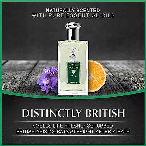 Castle Forbes 1445 Fragrance for Men, 100ml | Light & Timeless Cologne Scent w/Essential Oils | Distinctly British, Paraben-Free, Cruelty-Free, Sophisticated Grooming Essentials