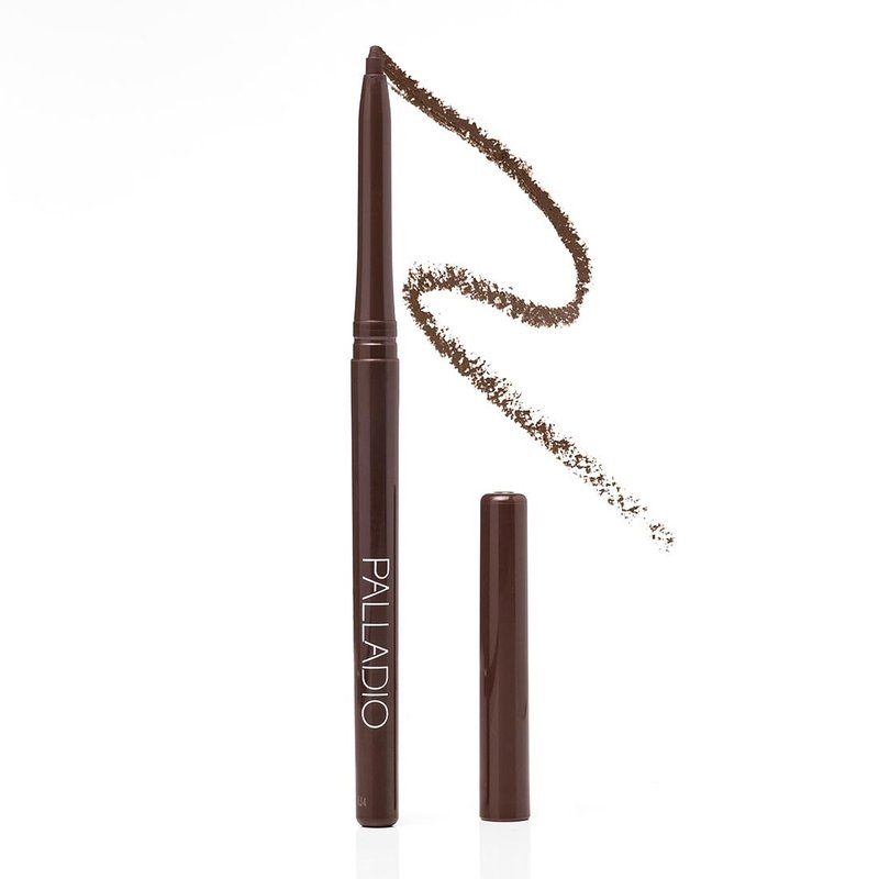 Palladio Retractable Waterproof Eyeliner - Richly Pigmented, Smudge-Proof, Long-Lasting | Black Brown