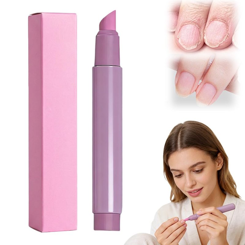 Cuticle Treatment Pen - 3-in-1 Nail Care for Hangnails & Damaged Cuticles | Ceramic Tip, Purple