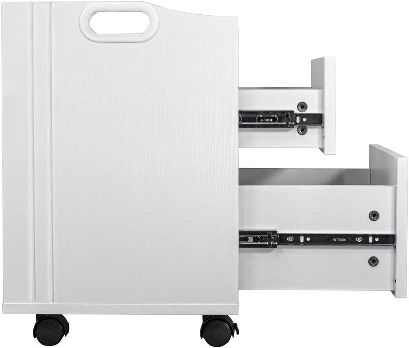 Pedicure Trolley Cart - Alera II White with Spacious Storage & Durable Design