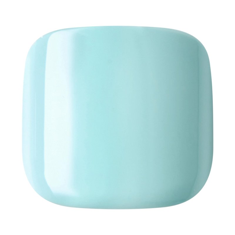 KISS Impress Color Toenails Press on 24 Pcs, Vivid Color, Simple Peel & Press Easy Apply, Hassle-Free Removal, Essential Tools Included