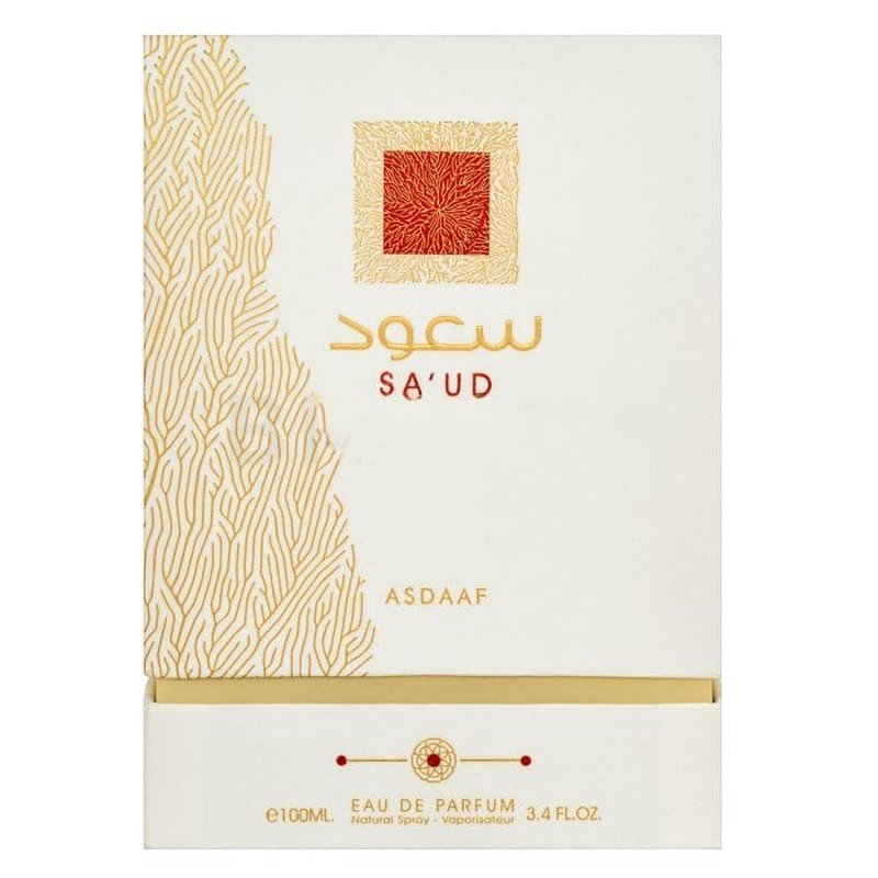 Lattafa Asdaaf Sa'ud Eau De Parfum Spray - Unisex Fragrance, 3.4 Ounce | Long-Lasting Scent
