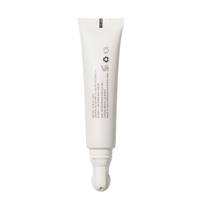ILIA Bright Start Eye Cream - Plant-Based Formula with Massage Tool | Reduces Puffiness & Fine Lines | 0.5 oz (15 ml)