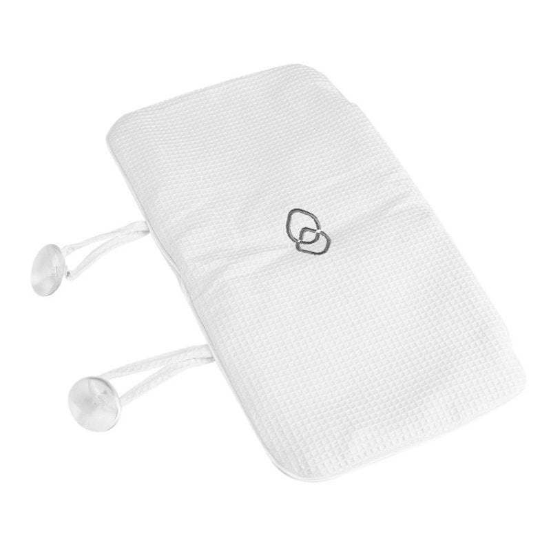 Nikou Bathtub Spa Pillow - Bath Cushion Bath Pillows White - Spa Pillow with Suction Cups,Supports Neck and Shoulders,for Hot Tub Home Spa Jacuzzi Bathtub Head Rest, Comfortable & Soft