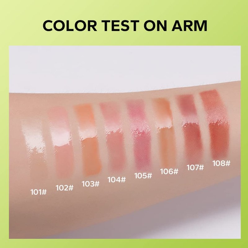 MYUANGO Lip Oil Moisturizing, Hydrating Lip Care Lip Tint, Shiny Lip Glow Vegan Plumping Lip Gloss for Dry Lips (101, STANDARD SIZE)