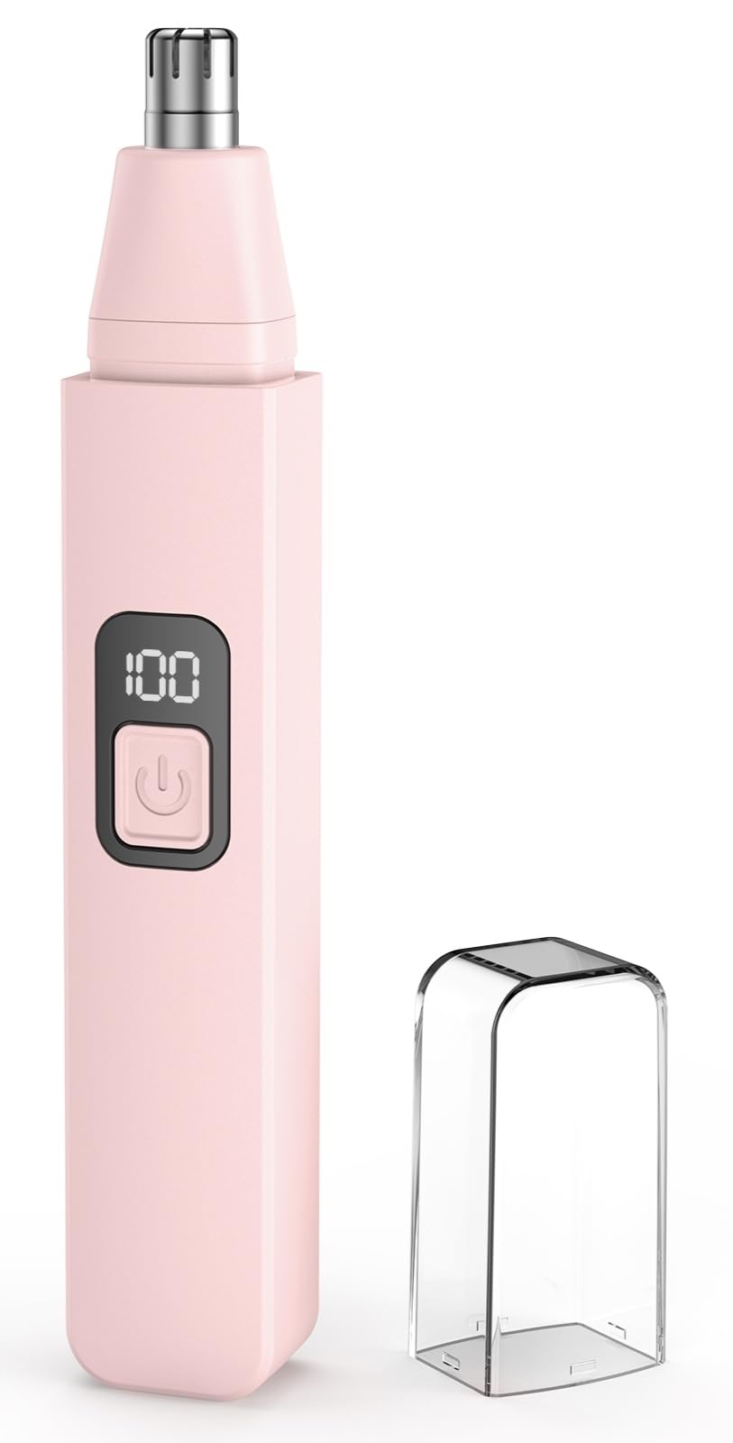 VOTEYO Nose Hair Trimmer Rechargeable Cordless Painless Ear Eyebrow Trimming Tool Dual Edge Blades Razor Easy Cleansing with LED Light for Man Woman