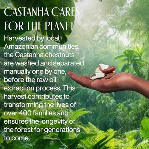 Natura - Ekos Castanha Collection Bio-Beauty Gift Set (4 Products) - Body Lotion, Hand Cream, Foot Cream, Shower Gel - Gift Box - Vegan Skin Care - Brazilian Beauty Secrets - Self Care & Body Care