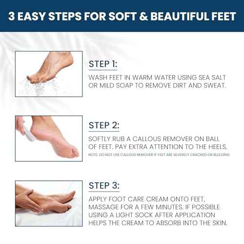 Nordic Care Foot Care Cream - Repairs and Hydrates Dry and Cracked Heels, 10% Urea Cream Treats Severely Dry Feet, Cracked Heels & Callus Removal, Hypoallergenic & Lanolin-free | 6 Oz (Pack of 6)