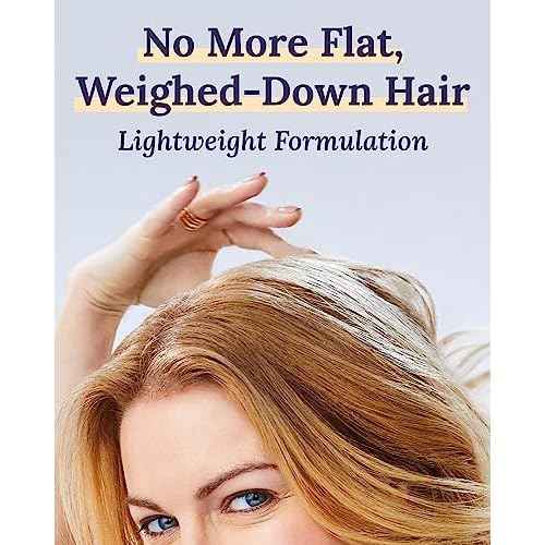 Keranique Volumizing Conditioner - Moisturizing Hair Conditioner for Fine, Thinning Hair and Fuller Hair Growth - Keratin Enriched, Sulfate-Free, Color-Safe, Anti-Aging Volume Conditioner for Women