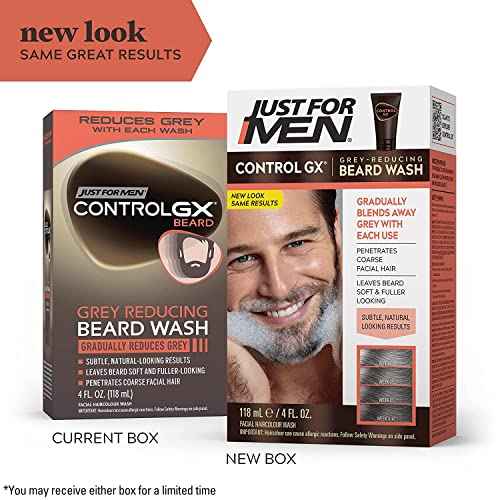 Just For Men Control Gx 4 Ounce Beard Wash Boxed (Pack of 6)