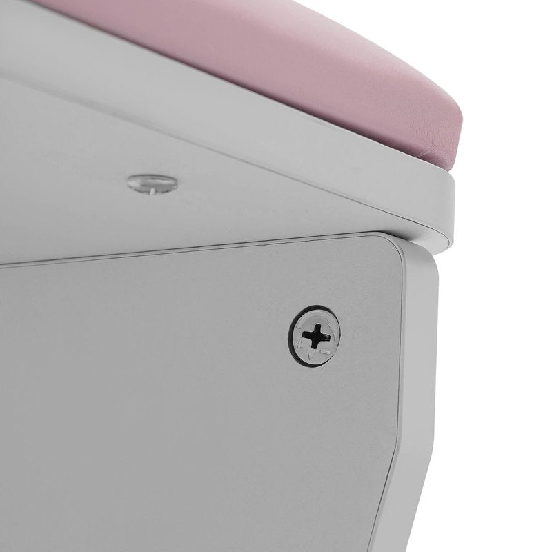 Foot Bath Spa Trolley Cart for Foot Rest Massage Table,Modern Trolley for Foot Bath Pedicure Foot Rest,Footbath Stool with Wheels for Home Bathroom Salon Supplies (Pink)