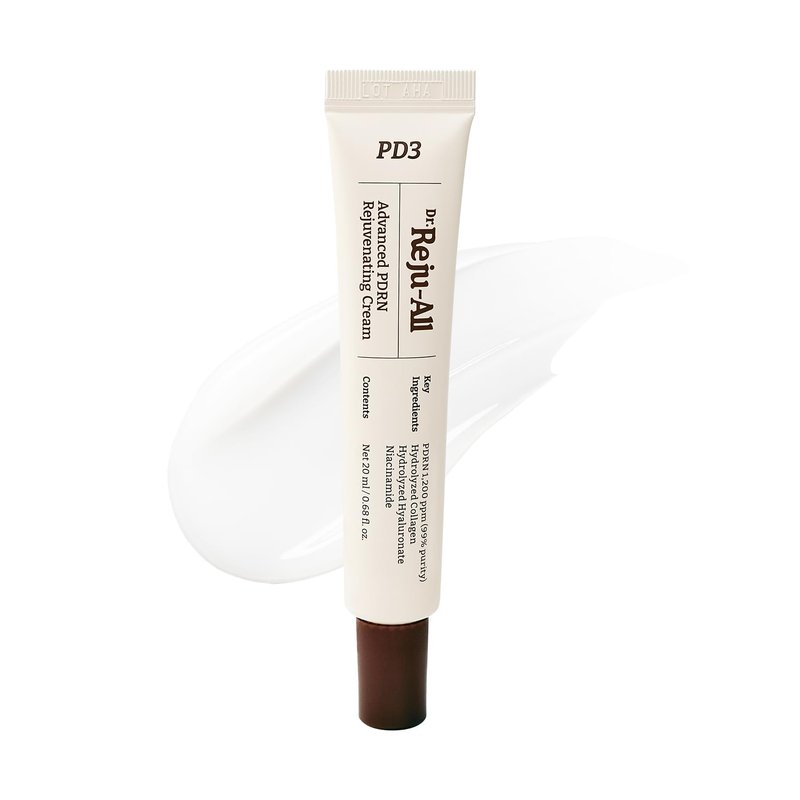 Dr.Reju-All PDRN Rejuvenating Cream – Rejuall PDRN Face Moisturizer – Optimal 1200ppm for Glass Skin & Plumping – Korean Pharmacy Anti-Aging Skin Care Face Cream - 0.7 Fl Oz