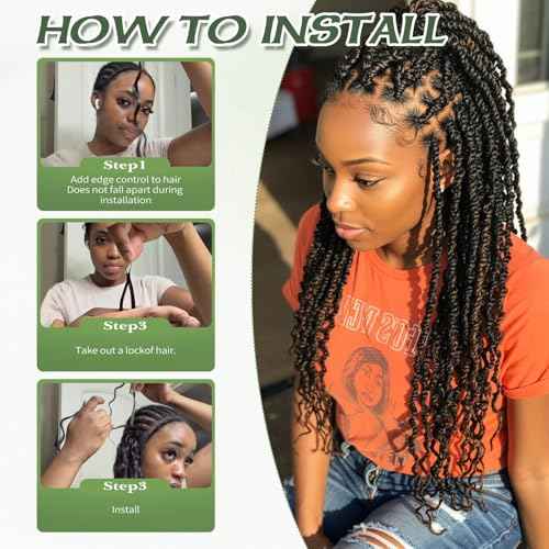 Water Wave Human Hair Bundles Natural Black for Braiding 22 Inch 2 Bundles No Weft, Curly Boho Braids Hair, Brazilian Virgin Hair Extensions (22In,1B)