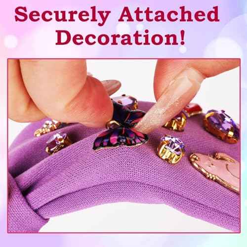 Music Headbands for Women, Singer Fans Gift Guitar Red Lip Rhinestone Wide Jeweled Knotted Headband, Crystal Beaded Jeweled Knot Embellished Headband Hair Accessories Concert Birthday Gift - Purple
