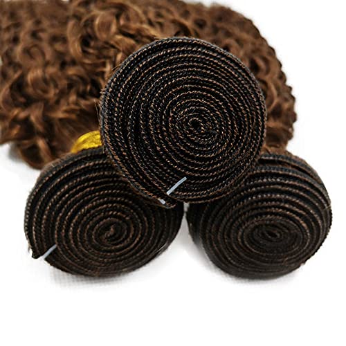 Ombre Water Wave Bundles Human Hair Brown Bundles 18 20 22 Inch 8A Peruvian Virgin 1B30 Water Wave Bundles Human Hair Extensions 2 Tone Black and Brown Bundles Human Hair