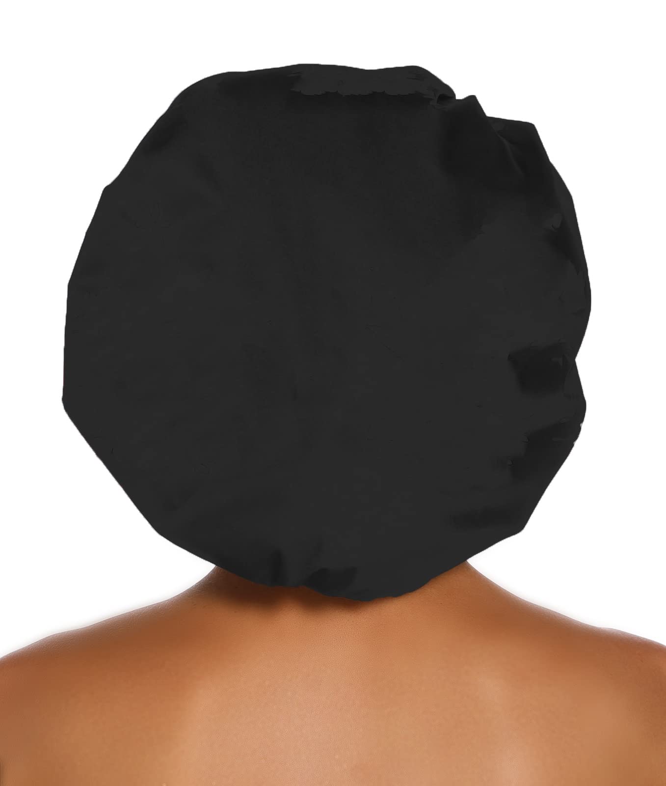 HIUMI Shower Cap for Women Large Shower Cap for Long Hair Cute Reusable Shower Caps Waterproof Bath Cap