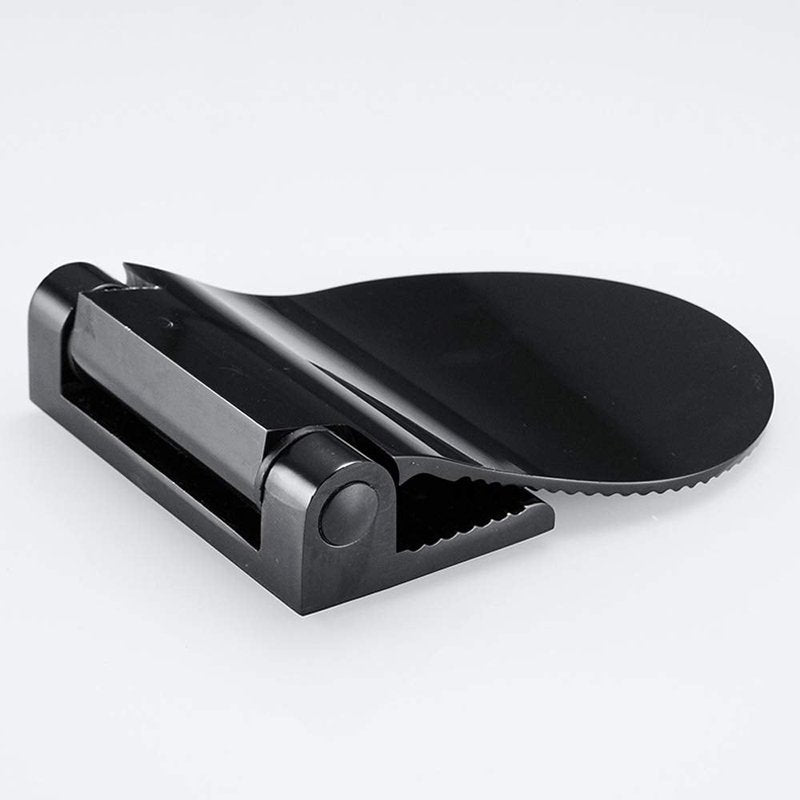 MDPLY Shower Foot Rest for Shaving, Wall Mounted Folding Foot Stand for Bathroom, Black Metal