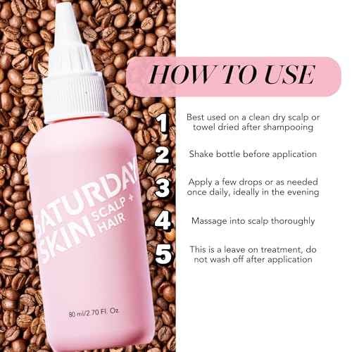 Saturday Skin Scalp + Hair Strengthening Peptide Treatment Overnight Serum Awakened Pepped Nourished Thicker Longer for Thin & Dry Hair Collagen Keratin (2.70 Fl. Oz.)