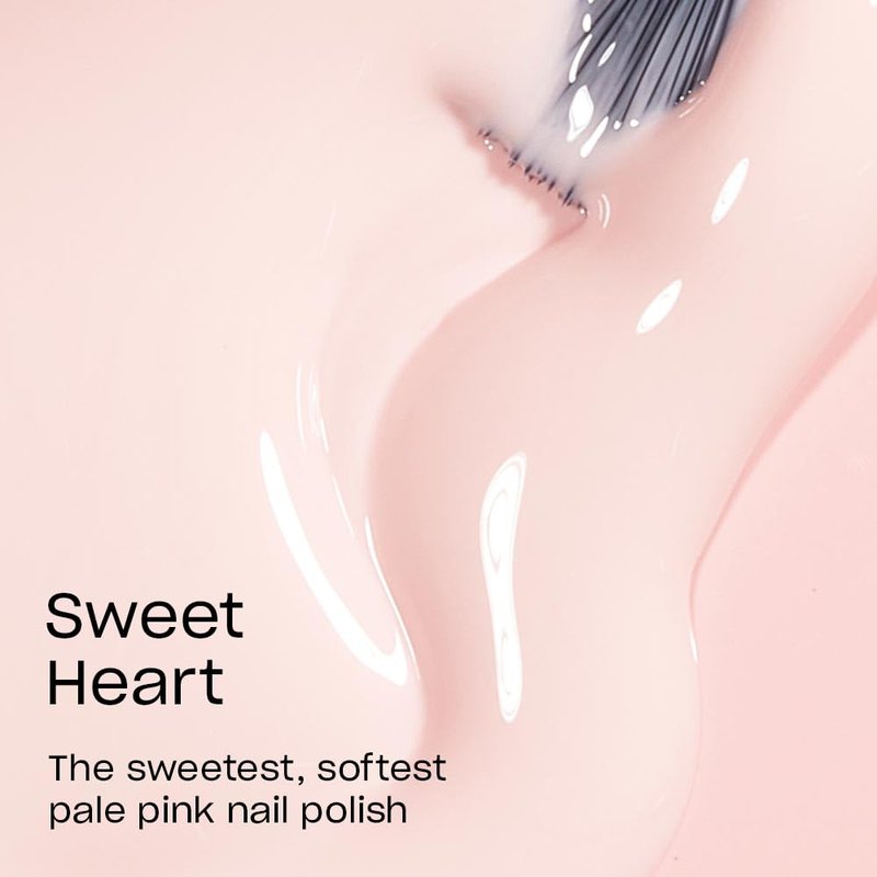 OPI Nail Lacquer Sweet Heart | Sheer Soft Pink Crème Chip Resistant Nail Polish | Fast Drying, Streak Free