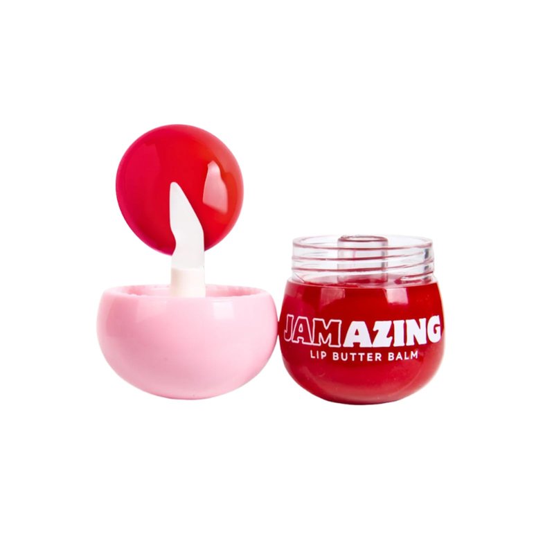 Oz Lab Jamazing Lip Butter Balm Cranberry Jam High Shine Tinted Lip Balm Moisturizing Non Sticky Vegan Cruelty Free Hydrating Lip Gloss for Dry Lips Travel Friendly, 0.19 OZ/ 5.5G，Pack of 1