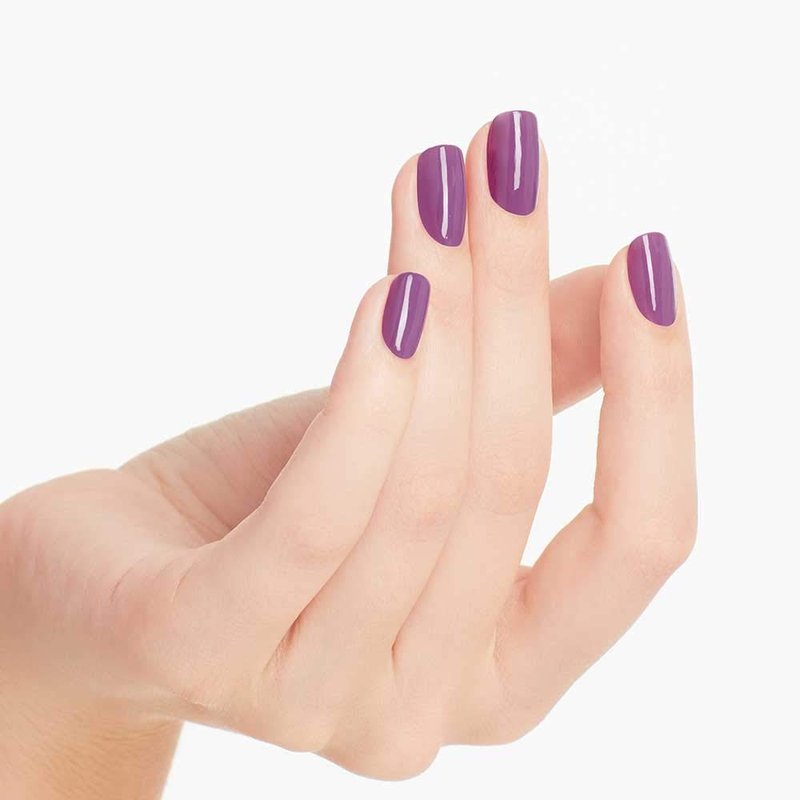 OPI Nail Lacquer Grandma Kissed a Gaucho | Opaque Dark Purple Crème Chip Resistant Nail Polish | Peru Collection