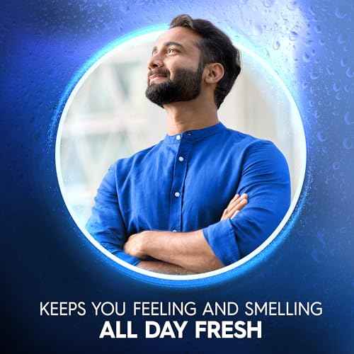 Dial Men 3 in 1 Body, Hair and Face Wash, Refresh, 16 Fl Oz (Pack of 4), Blue Sage Scent, Cleanses Deep + Gentle on Skin with Clean Rinse Technology