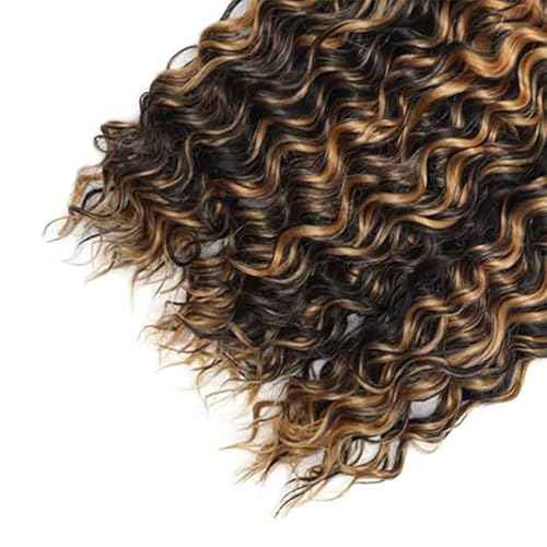 Highlight Bundles Human Hair Piano Color P1B27 Ombre Kinky Curly Bundles 26 28 30 Inch 2 Tone Natural Black and Honey Blonde Curly Bundle Double Weft Brazilian Human Hair Extensions