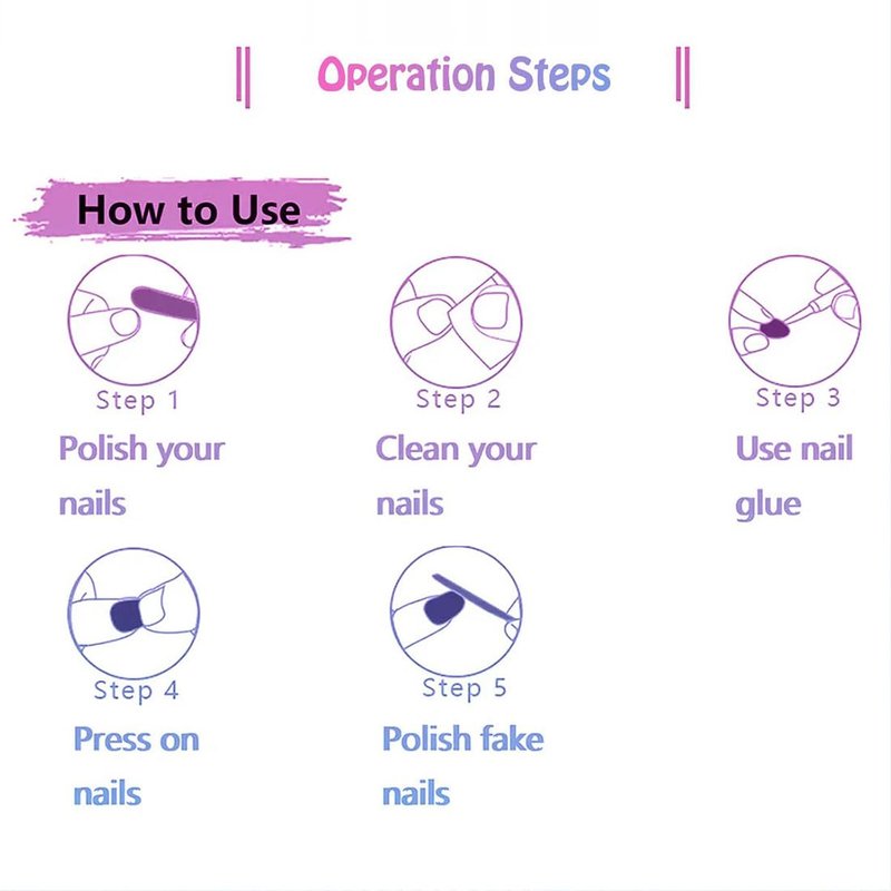 ANDGING Light Purple Press on Nails Square Short Medium Fake Nails with Bling Designs Fantasy Full Cover Fake Nails Classy Manicure Gel Acrylic False Nails for Women Wedding stick on nail