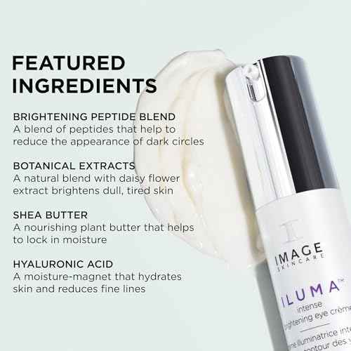 IMAGE Skincare, ILUMA Intense Brightening Eye Cr?me, Helps Reduce Signs of Visible Skin Aging, Dark Circles, Spots and Discoloration Under Eyes, 0.5 fl oz