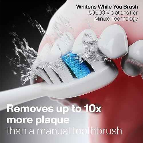Aquasonic Vibe Series PRO ? Ultra-Whitening Electric Toothbrush ? 5 Modes & Smart Timers ? UV Sanitizing Base ? ADA Accepted (Satin Rose Gold)