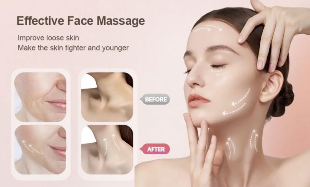 Wutre 2 Pcs Lymphatic Drainage Face Brush for Facial Contouring & Sculpting - Natural Soft Bristle Face Dry Brush for Anti-Puffiness & Detox - Jawline, Chin & Neck Massager for Skin Radiance & Lifting