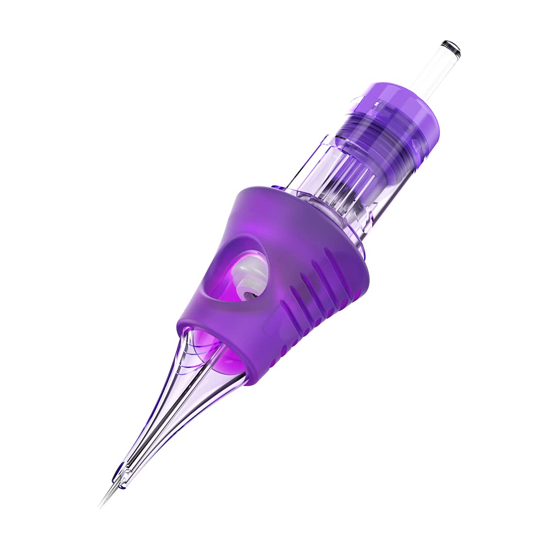 Mast Tattoo Cyber Tattoo Cartridge Needles 1003RL, 20Pcs #10 Super Bugpin 3 Round Liner Disposable Needles for Fine Line Tattoo, PMU and SMP