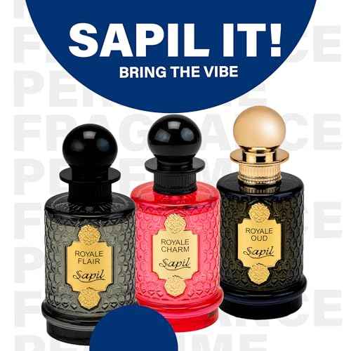 Sapil Royale Oud Unisex Eau De Parfum ? Saffron, Nutmeg & Patchouli Musk Blend ? Long-Lasting Luxury Arabic Oud Perfume for Men & Women ? Premium Dubai Fragrance ? 3.38 oz