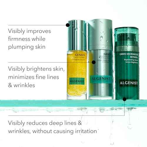 Algenist GENIUS Liquid Collagen Serum - Firming and Hydrating Face Serum with Collagen + Vitamin E - Helps Visibly Minimize Fine Lines + Wrinkles and Improve Elasticity (1 oz)