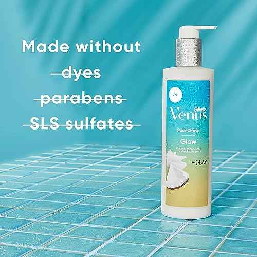 Gillette Venus Glow Post-Shave Oil Infused Moisturizer, Women¡¯s Aftershave Oil Infused Moisturizer, 12 oz