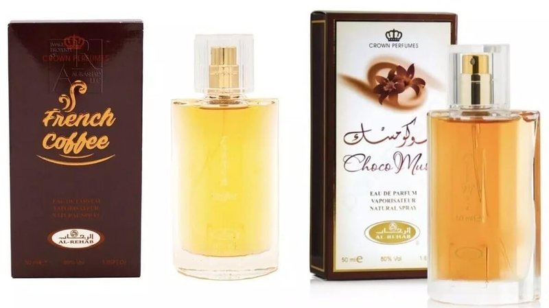 Genric French Coffee & Choco Musk EDP Perfume - Unisex 2 Pack (2x50 ml) for All-Day Fragrance