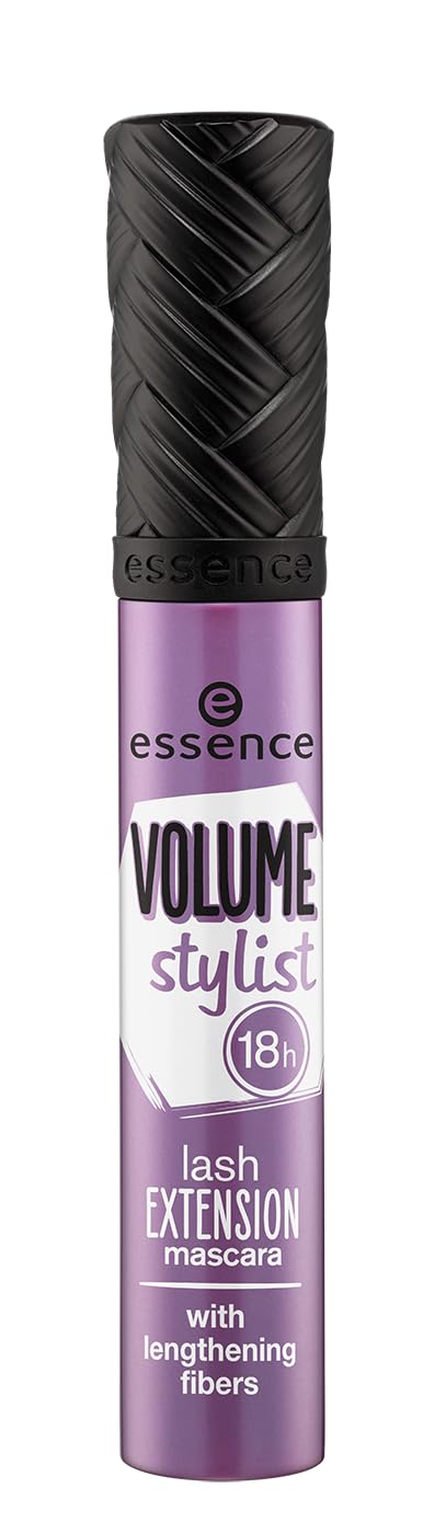 Volume Stylist Lash Extension Fiber Mascara - 18Hr Long-Lasting, Cruelty-Free | Black