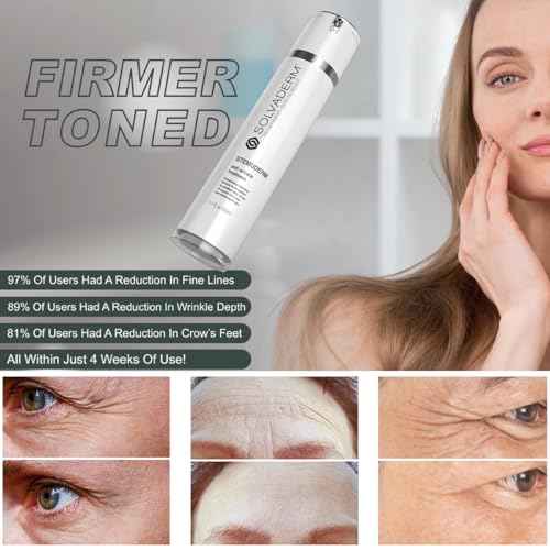 Stemuderm Face & Eye Cream - Anti Aging Skincare - Daily Moisturizer for Fine Lines, Wrinkles & Eyebags - Supports Natural Collagen Production & Elastin - Organic Plant Based Stem Cells - 1.75 fl oz