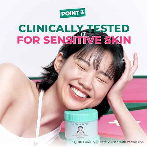 BRINGGREEN X NETFLIX SQUID GAME Edition Tea Tree Cica Trouble Soothing Toner Pad 90P Pink Edition